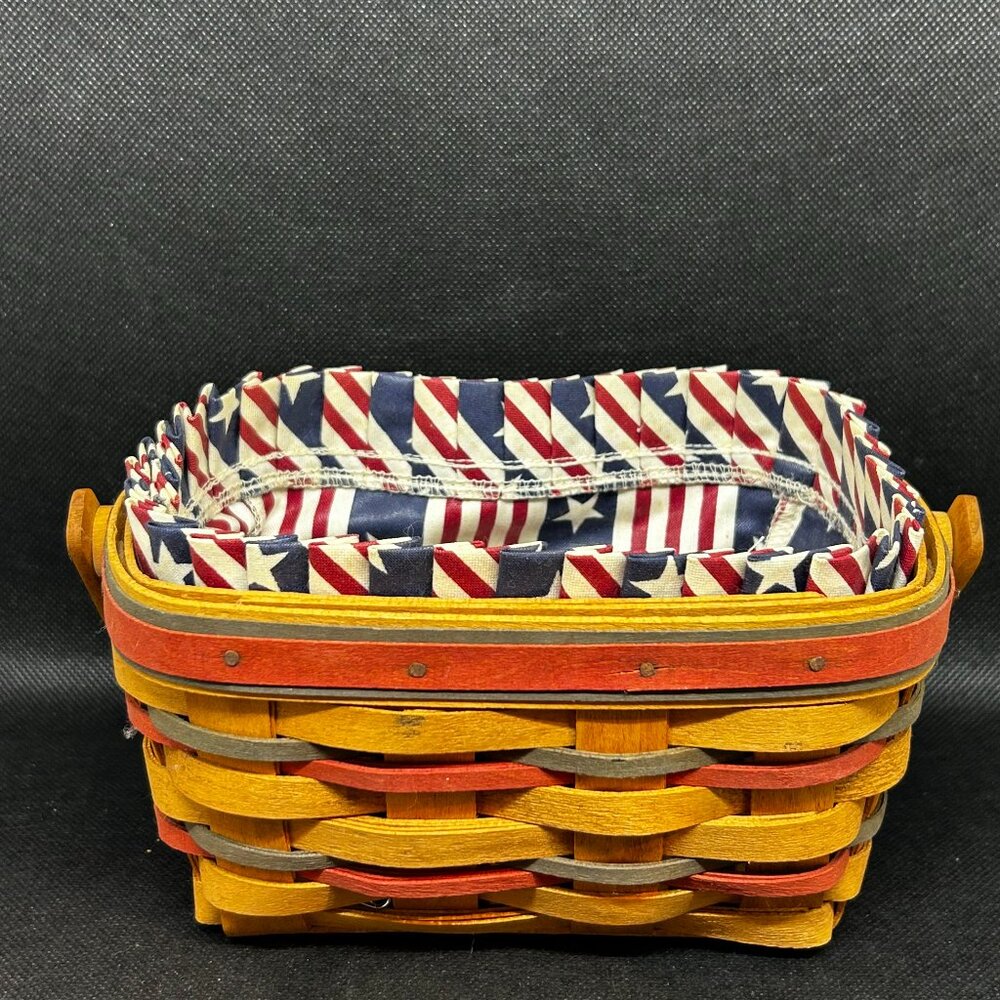 Vintage 1997 Longaberger All American Patriot Basket